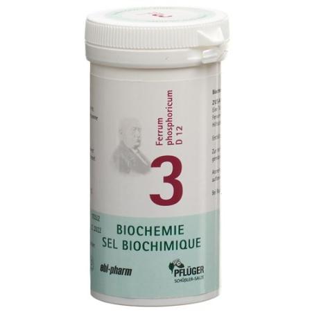 Pfluger Schuessler Nr3 Ferrum phosphoricum Tabl D 12 Ds 100 g - PrimeCare Global