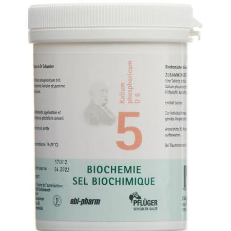 PFLUEGER SCH&Uuml;SSLER Nr5 Kal phos Tabl D 6 250 g - PrimeCare Global