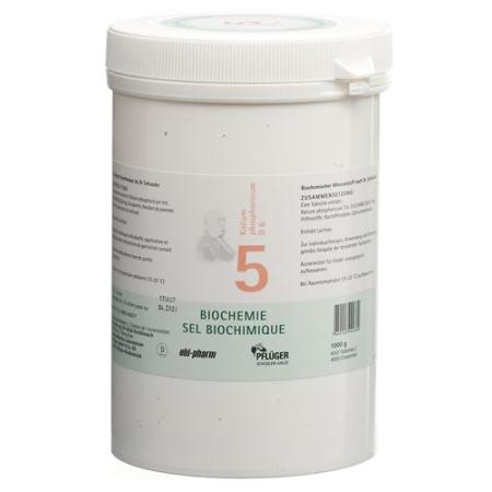 PFLUEGER SCH&Uuml;SSLER Nr5 Kal phos Tabl D 6 1000 g - PrimeCare Global