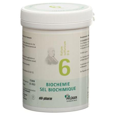 PFLUEGER SCH&Uuml;SSLER Nr6 Kal sulf Tabl D 6 250 g - PrimeCare Global