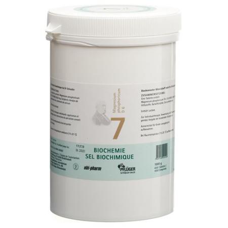 Pfluger Schuessler Nr7 Magnesium phosphoricum Tabl D 6 Ds 1000 g - PrimeCare Global