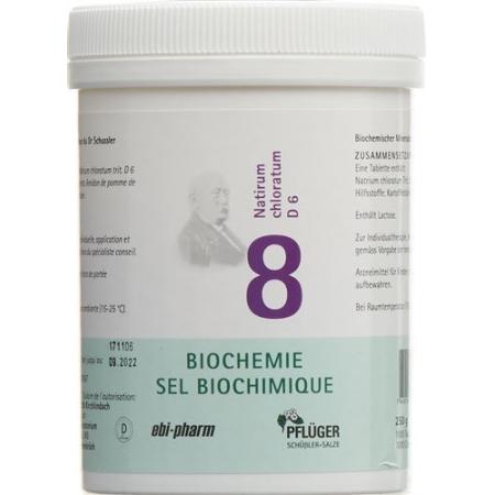 Pfluger Schuessler No. 8 sodium chloratum Tabl D 6 Ds 250 g - PrimeCare Global