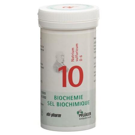 PFLUEGER SCH&Uuml;SSLER Nr10 Natr sulf Tabl D 6 100 g - PrimeCare Global