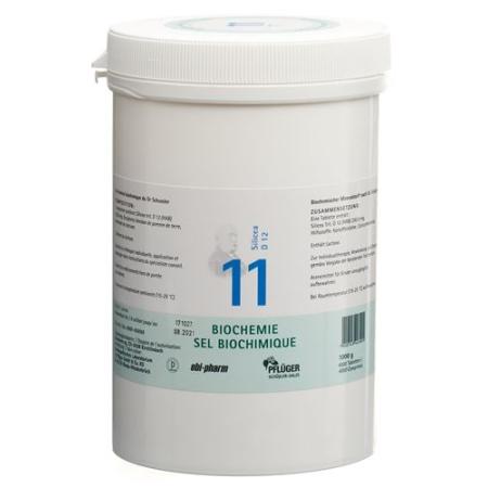 Pfluger Schuessler Nr11 Silicea Tabl D 12 1000 g - PrimeCare Global
