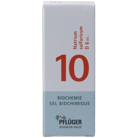 PFLUEGER SCH&Uuml;SSLER Nr10 Natr sulf drops D 6 30 ml - PrimeCare Global