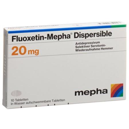 Fluoxetine-Mepha Dispersible Tabl 20 mg 30 pcs - PrimeCare Global