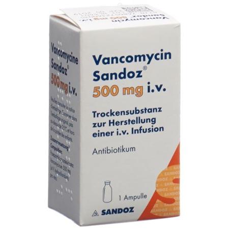 Vancomycin Sandoz dry sub 500 mg i.v. pierce - PrimeCare Global