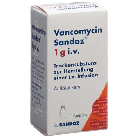 Vancomycin Sandoz dry sub 1 g i.v. pierce - PrimeCare Global