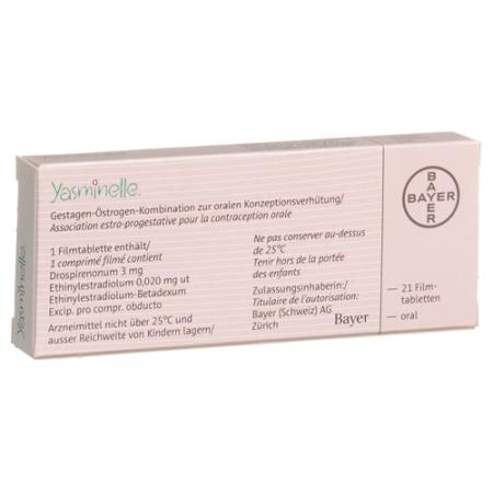 Yasminelle film tabl 21 pcs - PrimeCare Global
