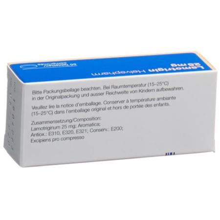 Lamotrigin Helvepharm 25 mg 50 tablets - PrimeCare Global