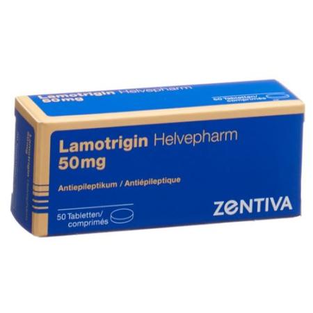 Lamotrigin Helvepharm 50 mg 50 tablets - PrimeCare Global