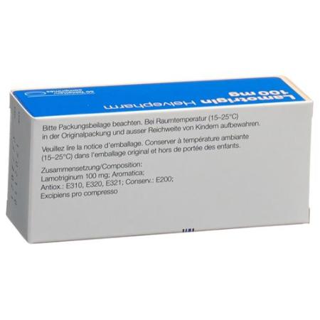 Lamotrigin Helvepharm 100 mg 50 Disp tablets - PrimeCare Global