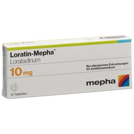 Loratin Mepha 10 mg 42 tablets  - PrimeCare Global
