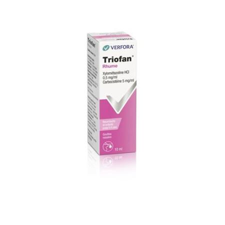 Triofan Cold Gtt Nas Toddlers and B&eacute;b&eacute; up to 6 years 10 ml - PrimeCare Global