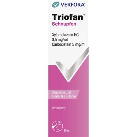 Triofan cold dosing spray for small children and b&eacute;b&eacute;s up to 6 years - PrimeCare Global