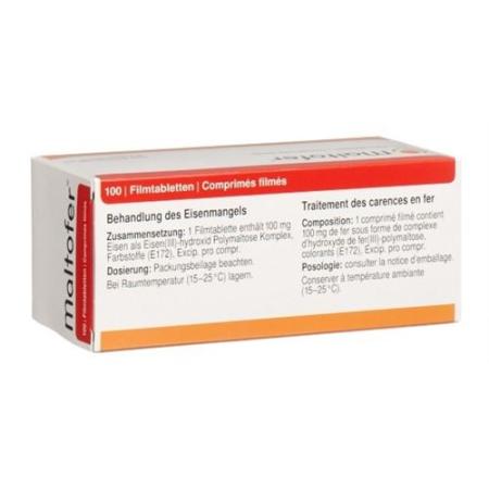 Maltofer film-coated tablets 100 mg 100 pcs - PrimeCare Global