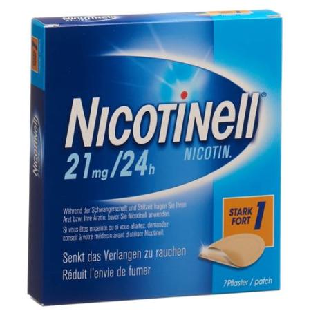 Nicotinell 1 strong Matrixpfl 21 mg/24h 7 pcs - PrimeCare Global