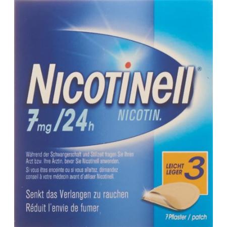 Nicotinell 3 easy matrix pfl 7 mg/24h 7 pcs - PrimeCare Global