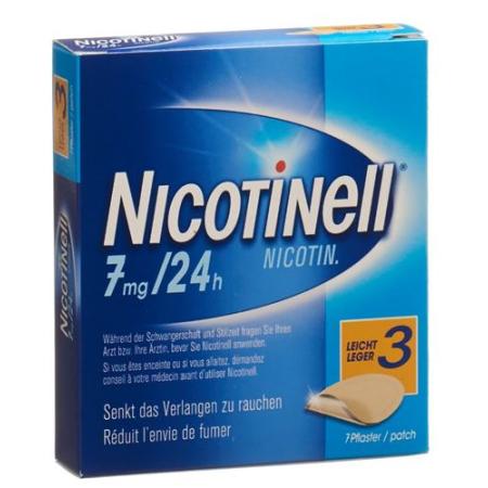 Nicotinell 3 easy matrix pfl 7 mg/24h 7 pcs - PrimeCare Global