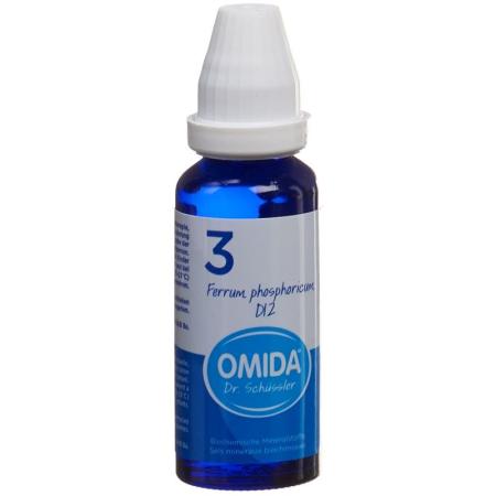 Omida Schussler No3 Ferr Phos Dil D 12 50мл - PrimeCare Global