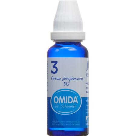 Omida Schussler No3 Ferr Phos Dil D 12 50мл - PrimeCare Global