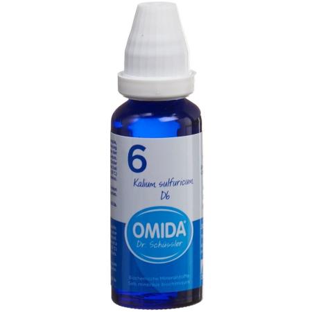 Omida Schussler No6 Kal Sulf Dil D 6 50мл - PrimeCare Global