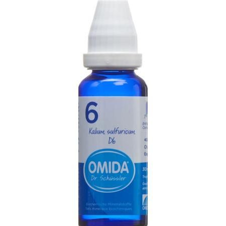 Omida Schussler No6 Kal Sulf Dil D 6 50мл - PrimeCare Global