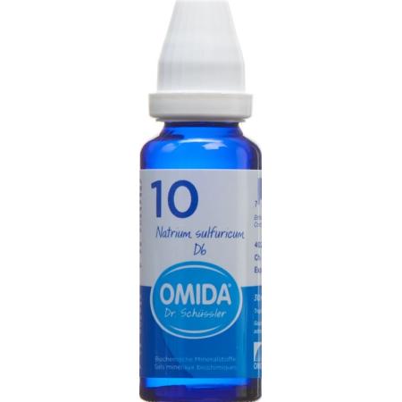 Omida Schussler No10 Nat Sulf Dil D 6 50мл - PrimeCare Global