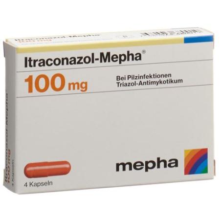 Itraconazol-Mepha 4 capsules caps 100 mg 4 pcs - PrimeCare Global