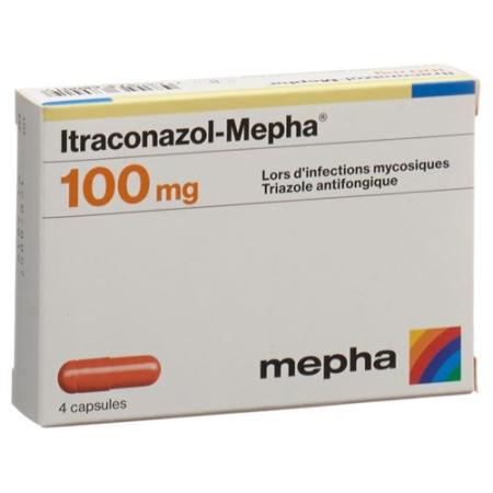 Itraconazol-Mepha 4 capsules caps 100 mg 4 pcs - PrimeCare Global