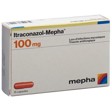 Itraconazol-Mepha Kaps 100 mg 15 pcs - PrimeCare Global