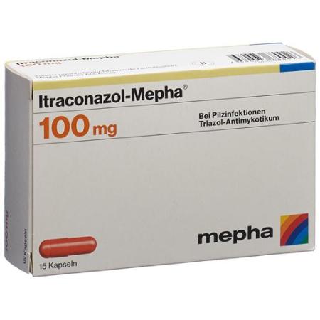 Itraconazol-Mepha Kaps 100 mg 15 pcs - PrimeCare Global