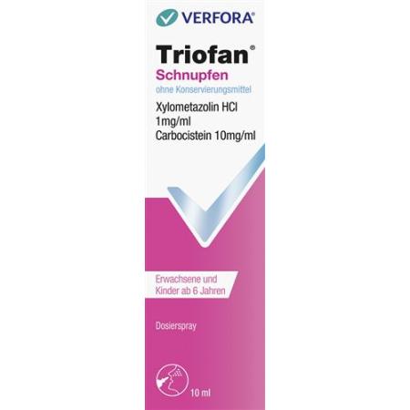 Triofan Sniffles without preservatives Dosing spray for adults and children 10 ml - PrimeCare Global
