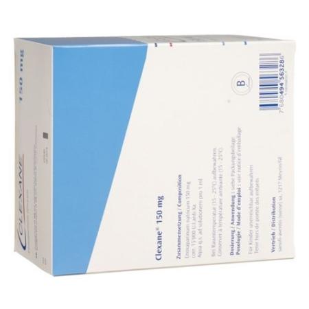 Clexane Inj Loes 150mg/ml 10 Fertspr 1ml - PrimeCare Global