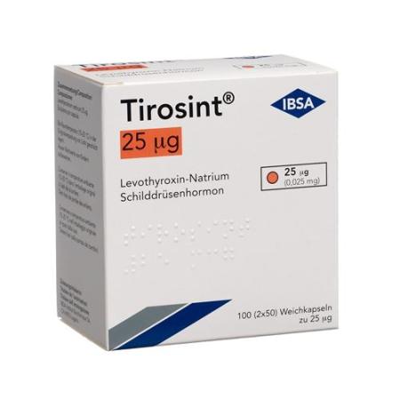 Tirosint Kaps 25 mcg 100 pcs - PrimeCare Global