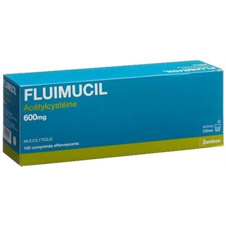 Fluimucil Brausetable 600 mg adults citron 100 pcs - PrimeCare Global