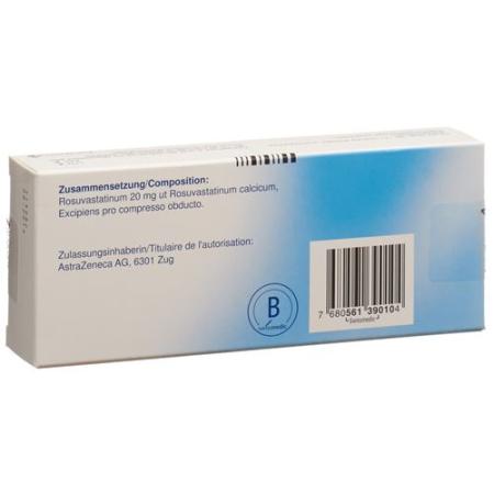 Crestor Filmtablet 20 mg 30 pcs - PrimeCare Global