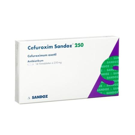 Cefuroxime Sandoz Filmtabl 250 mg 14 pcs - PrimeCare Global