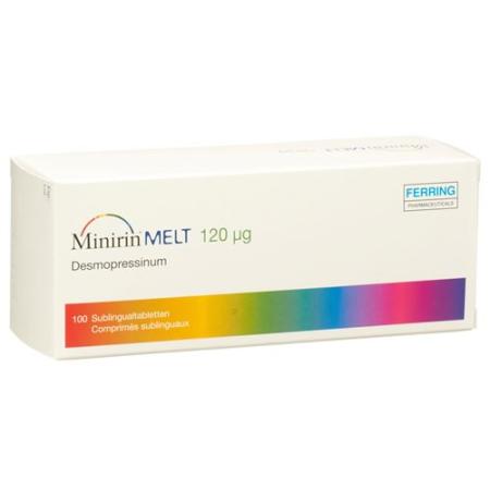 Minirin Melt Subling Tabl 120 mcg 100 pcs - PrimeCare Global