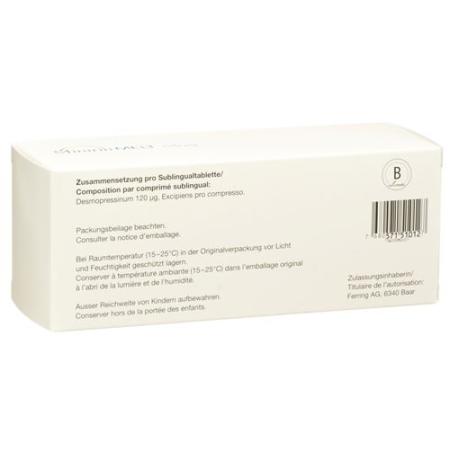 Minirin Melt Subling Tabl 120 mcg 100 pcs - PrimeCare Global