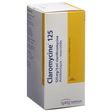 Claromycin Gran 125 mg/5ml for the preparation of an oral suspension - PrimeCare Global