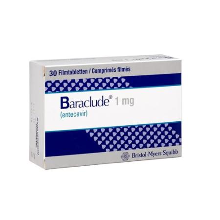 Baraclude film tablets 1 mg 30 pcs - PrimeCare Global