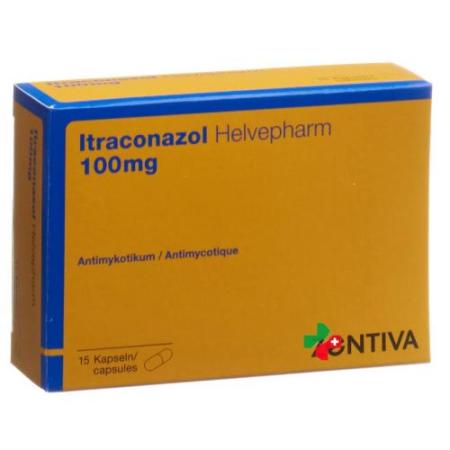 Itraconazol Helvepharm 100 mg 15 Kaps - PrimeCare Global