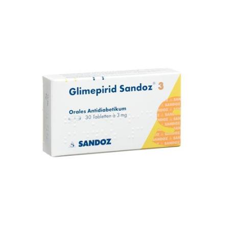 Glimepiride Sandoz Tabl 3 mg 120 pcs - PrimeCare Global