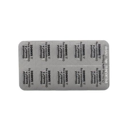 Glimepiride Sandoz Tabl 4 mg 120 pcs - PrimeCare Global