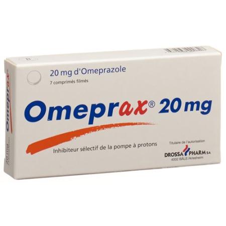 Omeprax Filmtablet 20 mg 7 pcs - PrimeCare Global
