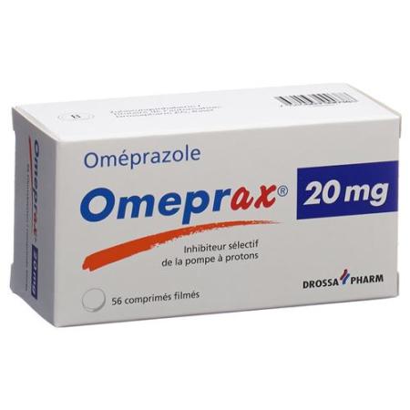 Omeprax Filmtablet 20 mg 56 pcs - PrimeCare Global