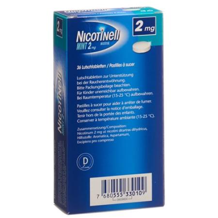 Nicotinell lozenges 2 mg mint 36 pieces - PrimeCare Global