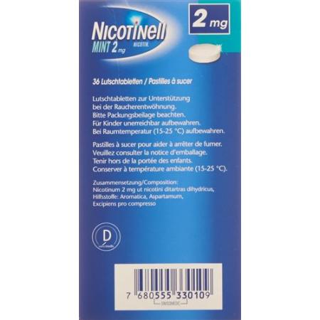 Nicotinell lozenges 2 mg mint 36 pieces - PrimeCare Global