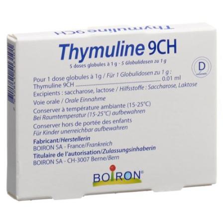 Boiron Thymuline Glob C 9 5 x 1 dose - PrimeCare Global
